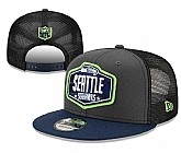 Seattle Seahawks Team Logo Adjustable Hat YD (6),baseball caps,new era cap wholesale,wholesale hats